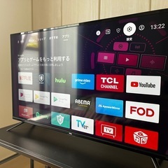TCL 2021年製 40型スマートテレビの画像