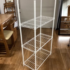 メタルラック（ホワイト）【町田市再生家具】252157の画像