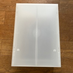 無印良品　MUJI ポリプロピレン　小物収納ケース　大　引出２個 約幅２６×奥行３７×高１７．５ｃｍの画像