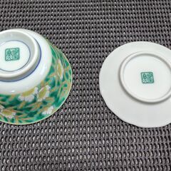 有田焼　明国窯　湯呑み5客セット　5客セット内の3客を2回ほど使用の画像