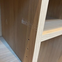 本棚　収納ボックス　可動棚の画像