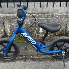 ＜美品＞トイザらス・AVIGO・トレーニングバイク青の画像