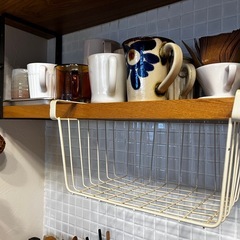 棚下収納ラックの画像