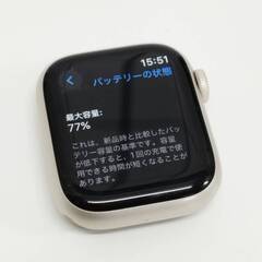 Apple Watch Series 7/GPS+セルラー/41mm/A2476/スターライト〈MKHR3J/A〉の画像
