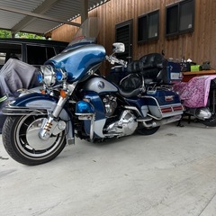 ハーレダビッドソン　サイドカーの画像