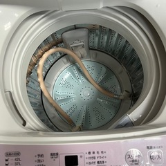 アクア 洗濯機 4.5kg 2018年製の画像