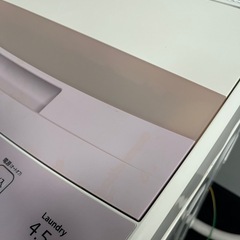 アクア 洗濯機 4.5kg 2018年製の画像