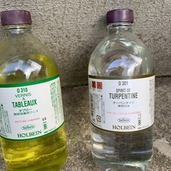 ホルベイン製の油絵用ワニスの画像