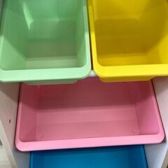 J5821　【リユースのサカイ柏店】　本棚付トイハウスラック　HTHR-34　アイリスオーヤマ　クリーニング済み　参考価格7,930円の画像