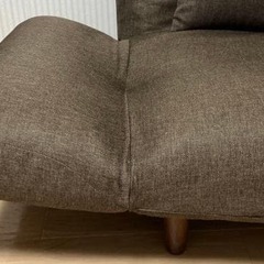 ニトリのコンパクトソファ 2人かけの画像