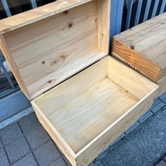 ワイン木箱x2個セット
の画像