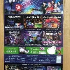 フェスタ・ルーチェin 和歌山マリーナシティ 限定割引チケットの画像