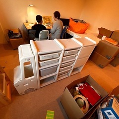 プラスチックキッズ用収納棚の画像