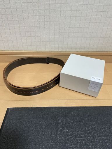 DEVOA　ブライドルレザー　ホックベルト（箱付き）　定価約30，000円