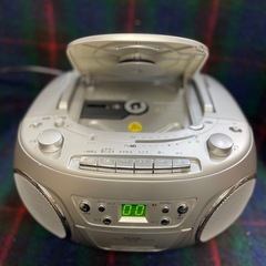 KOIZUMI CDラジカセ SOUND LOOK シルバー　SAD-4780の画像