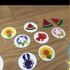 壁面　夏　保育　幼稚園　ラミネー中古の画像
