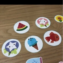 壁面　夏　保育　幼稚園　ラミネー中古の画像