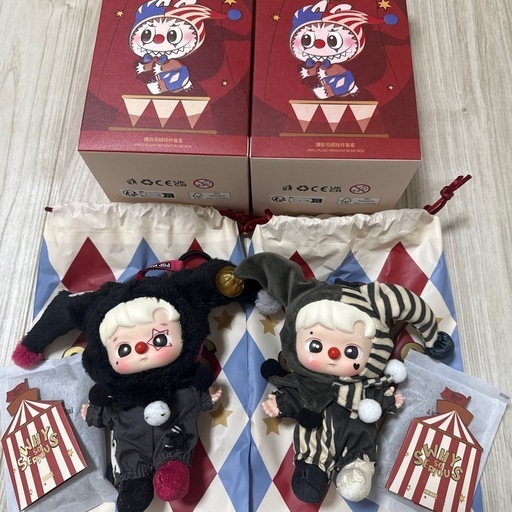 POP MART Why so seriousシリーズ ハチププちゃんのセットです。