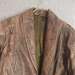 【定価12,000円】美品 未使用古着 レザージャケット ヴィンテージの画像