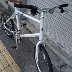 WEEKEND BIKES[ウィークエンドバイクス]20吋 ミニベロ(小径車) アルミ/7speed/ホワイトの画像