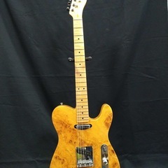 新品 オリジナル テレキャスターエレキギター　バールメープルトップ＆アッシュボディ トラ目ハードメープル指板の画像