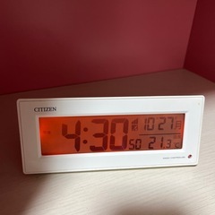 【電波時計】プロフィール見てねの画像