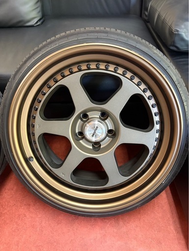 work マイスターL1 19インチ ブロンズ 5スポークホイール