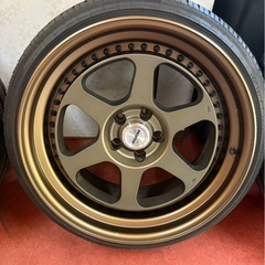 work マイスターL1 19インチ ブロンズ 5スポークホイールの画像