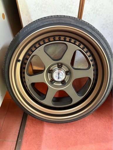 work マイスターL1 19インチ ブロンズ 5スポークホイール