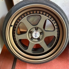 work マイスターL1 19インチ ブロンズ 5スポークホイールの画像