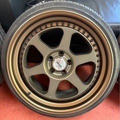 work マイスターL1 19インチ ブロンズ 5スポークホイールの画像
