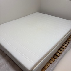 トゥルースリーパー、ベッドマット、マットレス、すのこすのこのセット　クイーンの画像