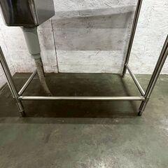 ダスト槽付き 水切り 作業台 厨房 厨房機器 店舗 店舗用品 飲食店 キッチン W1000×D620×H850 A0750YGの画像