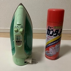スチームアイロンセット　アイロン、アイロン台、スプレーのりの画像
