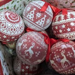 クリスマスツリー＆オーナメント＆ライトの画像