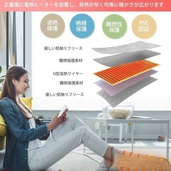 【新品未使用】フットウォーマー 電気足温器 足入れタイプ 足元ヒーター 6段階温度調整の画像