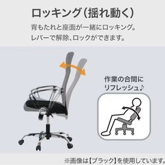 新品ハイバックオフィスチェアの画像