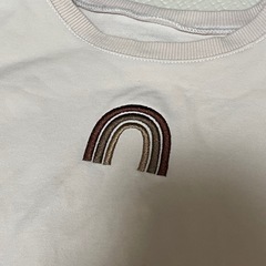 虹 ロンパース ベビーの画像