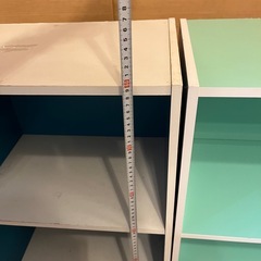 カラーボックス2個の画像