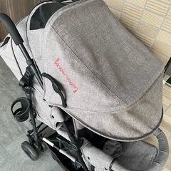 DUOシティ HOP II グレーデニム 2人乗りベビーカーの画像