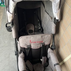 DUOシティ HOP II グレーデニム 2人乗りベビーカーの画像