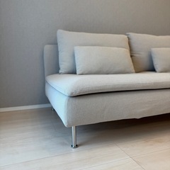 【引取限定】IKEAソファ ソーデルハムン186cm186cmの画像