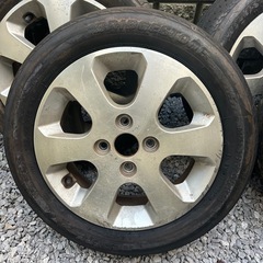 軽バン カスタム　スズキ ワゴンR 純正ホイール 14インチ 4本セット 155/65R14 タイヤ付き　スタッドレス　4.5J　ハイゼット　エブリーの画像