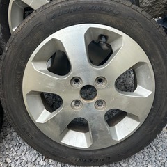 軽バン カスタム　スズキ ワゴンR 純正ホイール 14インチ 4本セット 155/65R14 タイヤ付き　スタッドレス　4.5J　ハイゼット　エブリーの画像