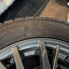 スタッドレスタイヤホイールセット　155/65R14　の画像
