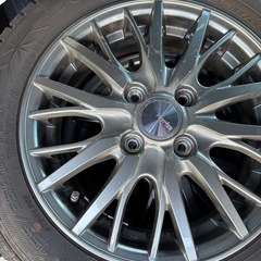 スタッドレスタイヤホイールセット　155/65R14　の画像