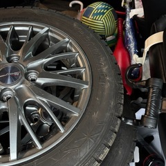 スタッドレスタイヤホイールセット　155/65R14　の画像