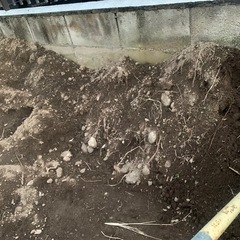 残土、袋に詰めてあります。無料の画像