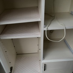 食器棚白　　の画像