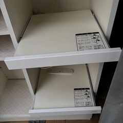 食器棚白　　の画像